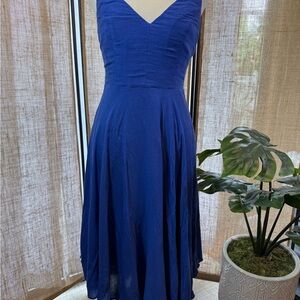 Lulu's Royal Blue High Low Dress